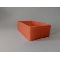 3D-Gedruckte Box Mit Horizontalem Streifendesign von TinyBox3DPrints