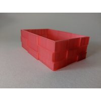 3D Gedruckte Box Mit Kariertem Design von TinyBox3DPrints