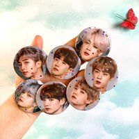 Bts Merch Kpop Magnete - Kühlschrank Magnet Set Von 7 2, 25" K-Pop Stray Kinder Bangtan 21. Geburtstagsgeschenk Housewarminggeschenk von TinyPinkShoe