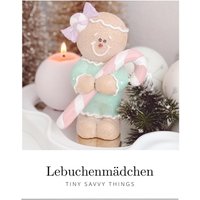 Lebkuchenmädchen, Lebkuchenmännchen, Pastell Rosa Mint Weiß, Holiday Decor, Weihnachtsdeko Innen, Weihnachten, Gingerbread Figur, Geschenke Lebkuchenmädchen, Lebkuchenmännchen, Pastell Rosa Mint Weiß, Holiday Decor, Weihnachtsdeko Innen, Weihnachten, Gingerbread Figur, Geschenke von TinySavvyThings