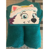 Monogrammiert Paw Peeker Everest Voller Größe Kapuze Bad Handtuch Kinder - Geburtstag Geschenk Spa Party Personalisierte Monogrammiert von TinyToesTutuBoutique