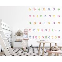 Cartoon Alphabet Set von TinyTotsWallStickers