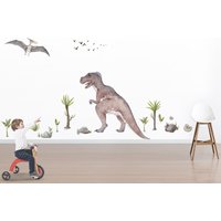 Tyrannosaurus Dinosaurier Wandtattoos von TinyTotsWallStickers