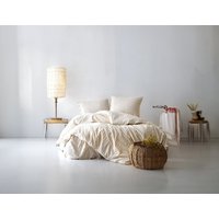 Leinen Duvet Bezug Mit Kissenbezügen, 100% Baumwolle Bettwäsche-Set, 1 Bettlaken Bettbezug 2 Kissenbezüge von TinyandComfyStore