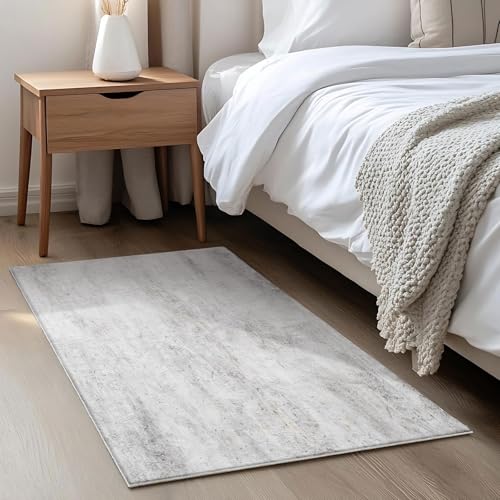 Tinyboy-hbq Teppich Wohnzimmer Kurzflor,Passend für Outdoor,Schlafzimmer und Balkon,Waschbarer Wetterfest Antirutsch,Abstrakt Hellbraun/Multi,60x120cm von Tinyboy-hbq