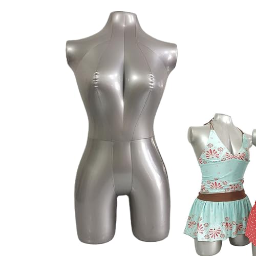 Aufblasbare Körperpuppe | Lebensgroßes Modell für Cosplay-Kleidung | Wiederverwendbares Kleider-Anzeigemodell für Jacken, Bekleidungsgeschäfte, Theken, Schaufenster, Schmuck, Partys und von Tioheam