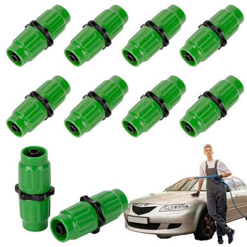Erweiterbares Gartenschlauch Reparatur Set | Gartenschlauch-Verbinder Mit Sicherheitsverschluss,Universelle Anschlüsse Zur Tierwäsche Und Fahrzeugreinigung Mit Robuster Leichtbaukonstruktion von Tioheam