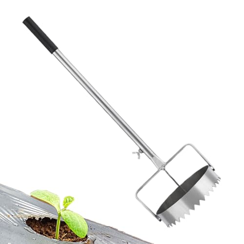 Gartenfolien Locher | Verstellbarer Mulchfolien Lochstanzer - Gartenwerkzeug für Umpflanzen und Bewässerungsmanagement Gartenfolien Locher | Verstellbarer Mulchfolien Lochstanzer - Gartenwerkzeug für Umpflanzen und Bewässerungsmanagement von Tioheam