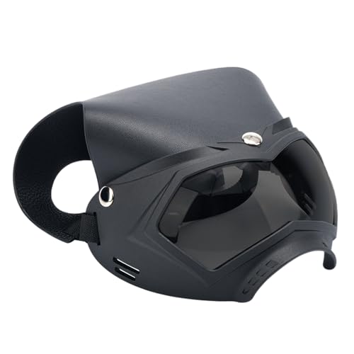 Große Hundesonnenbrille | Winddichte UV Schutzbrille mit Hut für Welpen | Wetterfeste Atmungsaktive Hunde-Schutzbrille Mit Verstellbarem Band Für Schnee Sommer Outdoor Große Hundesonnenbrille | Winddichte UV Schutzbrille mit Hut für Welpen | Wetterfeste Atmungsaktive Hunde-Schutzbrille Mit Verstellbarem Band Für Schnee Sommer Outdoor von Tioheam