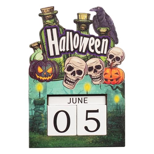 Halloween Countdown Kalender - 2025 Halloween Dekorationen aus Holz,Anpassbares Festtags-Advent Handwerk Geeignet Für Geburtstagsfeiern, Jugendliche, Klassenzimmer Und Halloween Countdown Kalender - 2025 Halloween Dekorationen aus Holz,Anpassbares Festtags-Advent Handwerk Geeignet Für Geburtstagsfeiern, Jugendliche, Klassenzimmer Und von Tioheam