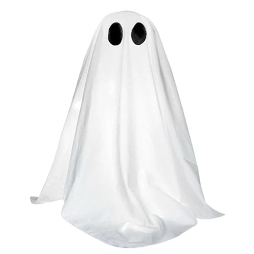 Halloween Deko Leuchtgeist | Gruselige Geist Mit Lichterkette - Festliche Atmosphäre Deko Für Rasen Kamin Vorgarten Fensterbank von Tioheam