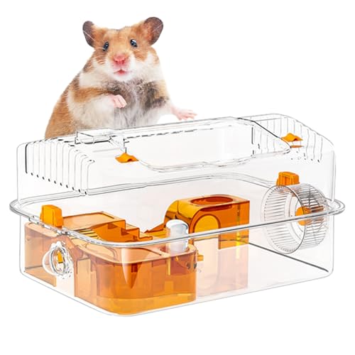 Hamstergehege - Robuster Meerschweinchenkäfig - Aktiv Habitat Mit Futterautomat Und Laufrad Für Chinchilla Kaninchen Hamstergehege - Robuster Meerschweinchenkäfig - Aktiv Habitat Mit Futterautomat Und Laufrad Für Chinchilla Kaninchen von Tioheam
