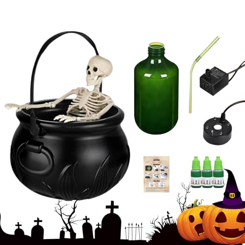 Hexen,Retro-Schwarzer Mit Diffusorlicht | Vollständiges -Set Als Partyzubehör Für Tisch-Kamin Innenbereich Außenbereich Wohnzimmer Holiday-Atmosphäre Hexen,Retro-Schwarzer Mit Diffusorlicht | Vollständiges -Set Als Partyzubehör Für Tisch-Kamin Innenbereich Außenbereich Wohnzimmer Holiday-Atmosphäre von Tioheam