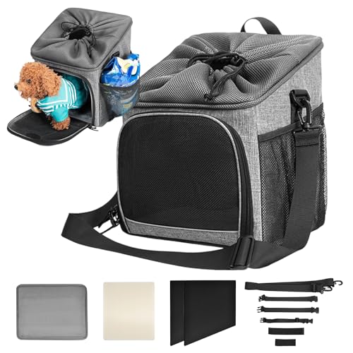 Hund Fahrrad Sitz - Atmungsaktiver Hundesitz,Abnehmbar Leichtes Taschenzubehör Für Reise Garten Camping Hund Fahrrad Sitz - Atmungsaktiver Hundesitz,Abnehmbar Leichtes Taschenzubehör Für Reise Garten Camping von Tioheam