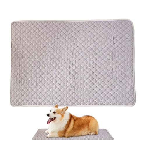 Hundekühlmatte - Elastische Kühlauflage Für Haustiere - Waschbare Und Tragbare Matte Für Terrasse Zuhause Reisen Camping Garten Hundekühlmatte - Elastische Kühlauflage Für Haustiere - Waschbare Und Tragbare Matte Für Terrasse Zuhause Reisen Camping Garten von Tioheam