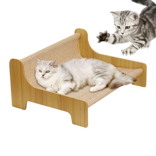 Katzenkratzsofa,Kratzbrett Für Katzen - Sisal Interaktives Spielzeug Schutz Für Möbel Zum Ausruhen Und Spielen Innen Und Draußen von Tioheam