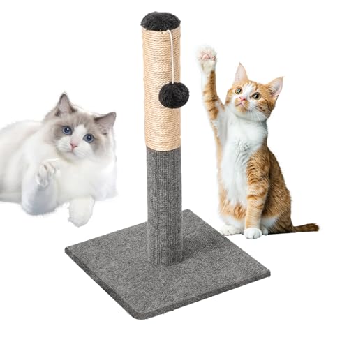 Kratzbrett - Sisal Kratzpfosten Für Kätzchen | Abnehmbares Kratzspielzeug Mit Hängendem Ball Katzenmöbel Für Zuhause Und Reise Kratzbrett - Sisal Kratzpfosten Für Kätzchen | Abnehmbares Kratzspielzeug Mit Hängendem Ball Katzenmöbel Für Zuhause Und Reise von Tioheam