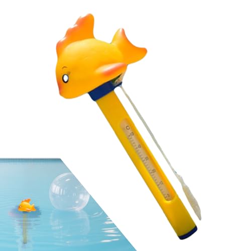 Schwimmend Thermometer Für Schwimmbecken,Schwimmendes Pool Wasser Thermometer - präzises Messgerät mit leichter Ablesbarkeit für Frauen, Männer, Kinder, Erwachsene, Aquarien und von Tioheam