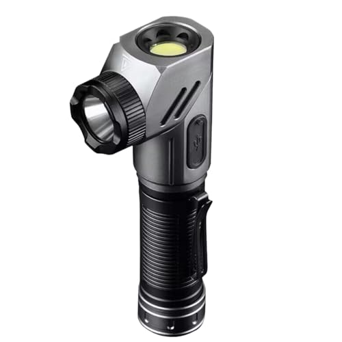 Taschenlampe mit Magnetbasis,Wiederaufladbare Magnetleuchte | Robustes Taschenlicht Für Jagd Camping Garage Werkstatt Nachttisch Reisen Wandern Heimwerker von Tioheam