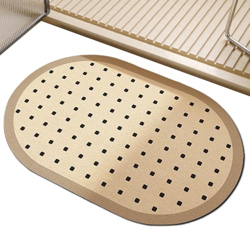 Tioheam Badezimmer Matte,Antirutsch-Badewannenmatte - Waschbare Saugfähige Schnelltrocknende rutschfeste Kieselgutmatte Für Badezimmer Gäste-Wohnung Eingangsbereich Waschküche Küche Tioheam Badezimmer Matte,Antirutsch-Badewannenmatte - Waschbare Saugfähige Schnelltrocknende rutschfeste Kieselgutmatte Für Badezimmer Gäste-Wohnung Eingangsbereich Waschküche Küche von Tioheam