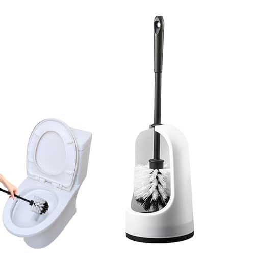Tioheam Badezimmer-Toilettenbürste - Keine Totwinkel-Sanitärbürste zur Wandmontage | Tiefenreinigung ohne Totwinkel, Sanitärbürstenkantenreiniger für Waschbecken, Toiletten, Waschbecken Tioheam Badezimmer-Toilettenbürste - Keine Totwinkel-Sanitärbürste zur Wandmontage | Tiefenreinigung ohne Totwinkel, Sanitärbürstenkantenreiniger für Waschbecken, Toiletten, Waschbecken von Tioheam