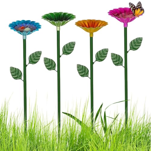 Tioheam Bienentränke Für Garten - Insekten Trinkstelle Für Garten,4 Stück Imkerzubehör Deko Für Hof Terrasse Rasen von Tioheam