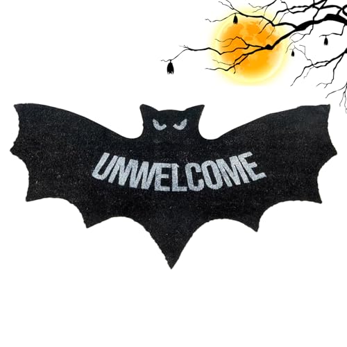 Tioheam Halloween Teppich, Unheilverkündender Gothik Zimmerteppich 80×40 cm, Halloween Horror Türvorleger Teppich für Küche Eingang Schlafzimmer Badezimmer Tioheam Halloween Teppich, Unheilverkündender Gothik Zimmerteppich 80×40 cm, Halloween Horror Türvorleger Teppich für Küche Eingang Schlafzimmer Badezimmer von Tioheam