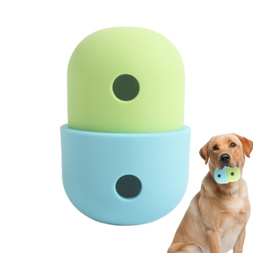 Tioheam Hund Kauspielzeug, Silikon Kauspielzeug Reinigungsball, Interaktives Puzzlespielzeug Mit Verzögerter Fütterung Für Welpen Tioheam Hund Kauspielzeug, Silikon Kauspielzeug Reinigungsball, Interaktives Puzzlespielzeug Mit Verzögerter Fütterung Für Welpen von Tioheam
