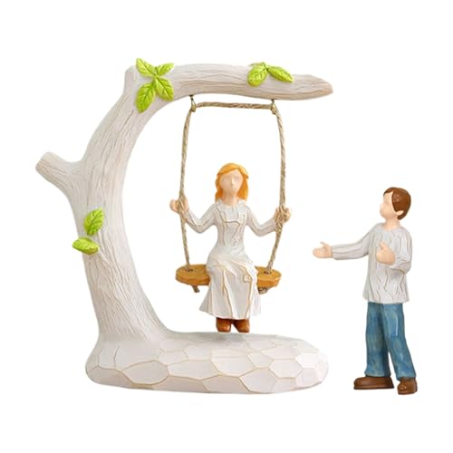 Tioheam Paar Figur Schaukel | Romantische Deko Für Paare Zimmer | Resin Figur Für Tisch Dekoration Tioheam Paar Figur Schaukel | Romantische Deko Für Paare Zimmer | Resin Figur Für Tisch Dekoration von Tioheam