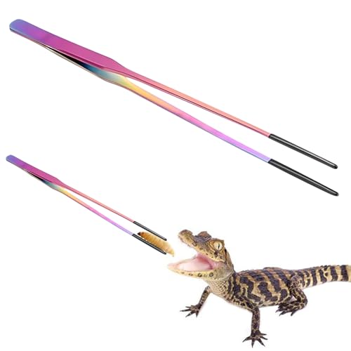 Tioheam Reptilienzange - Gerade und Gebogene Pinzetten - Mit Rutschfestem Silikonkopf Für Aquatische Pflanzen Spinnen Echsen Aquarium Haustiere Tioheam Reptilienzange - Gerade und Gebogene Pinzetten - Mit Rutschfestem Silikonkopf Für Aquatische Pflanzen Spinnen Echsen Aquarium Haustiere von Tioheam