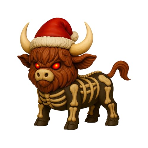 Tioheam Schottisches Hochlandrind Figuren,Halloween Deko Schottisches Kalb Figurine - Dekorative Skulpturen Für Auffahrt Wohnzimmer Wohnung Innenbereich Bar Bauernhaus Kaminsims Tisch Schlafzimmer Tioheam Schottisches Hochlandrind Figuren,Halloween Deko Schottisches Kalb Figurine - Dekorative Skulpturen Für Auffahrt Wohnzimmer Wohnung Innenbereich Bar Bauernhaus Kaminsims Tisch Schlafzimmer von Tioheam