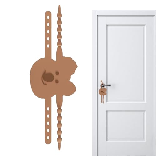Türstopper Gegen Zuschlagen | Türstopper Für Holztüren | Gepolsterte Koala-Form Matte Für Kinderzimmer Badezimmer Hotel Schlafzimmer Bibliothek von Tioheam