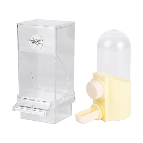 Vogeltränke - Trinkautomat Für enkäfig | Spritzwassergeschützte Vogeltränke Für Kanarienvogel Wellensittich Fink Nymphensittich Vogeltränke - Trinkautomat Für enkäfig | Spritzwassergeschützte Vogeltränke Für Kanarienvogel Wellensittich Fink Nymphensittich von Tioheam