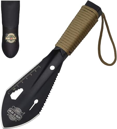 Ultraleichte Backpacking Schaufel Campingschaufel Mini Garten Schaufel Hiking Schaufel Camping-Multitool mit Tragetasche zum Wandern, Graben, Gartenarbeit im Freien Ultraleichte Backpacking Schaufel Campingschaufel Mini Garten Schaufel Hiking Schaufel Camping-Multitool mit Tragetasche zum Wandern, Graben, Gartenarbeit im Freien von Tioneer