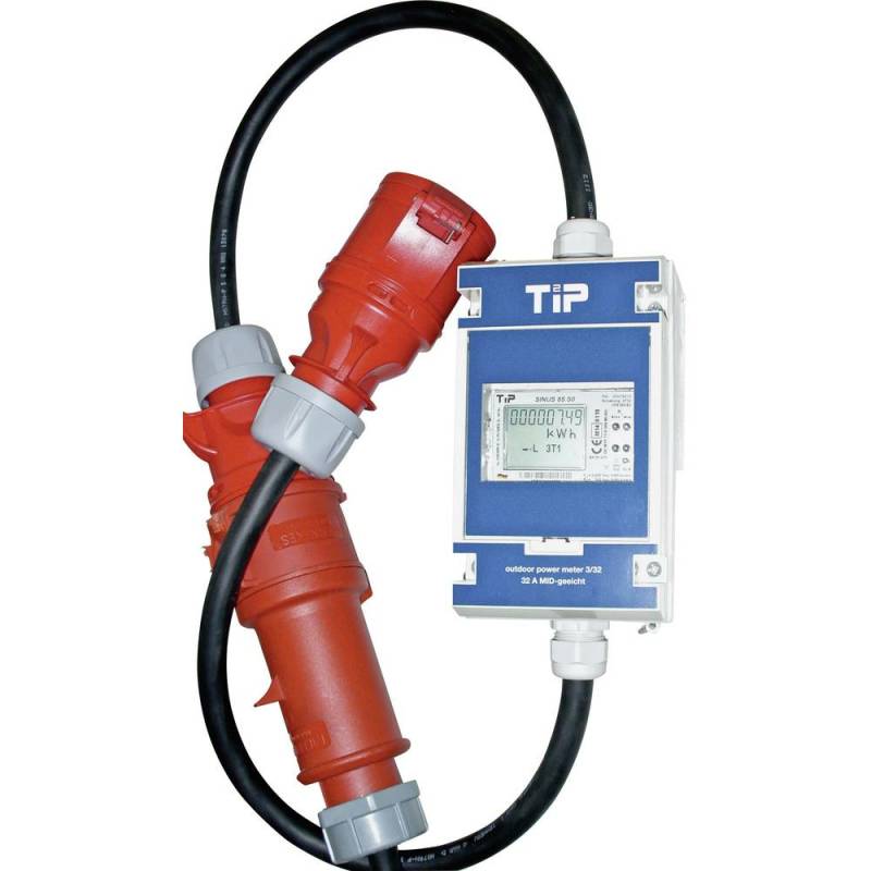 TIP 41600 Energiekosten Messgerät MID Eichung Strommesgerät Stromzähler von Tip