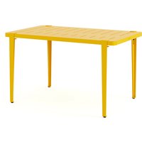 TipToe - Gartentisch MIDI Kollektion, 130 x 80 cm, sun yellow von TipToe