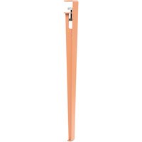 TipToe - Tisch- und Schreibtischbein H 75 cm, ash pink von TipToe