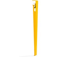 TipToe - Tisch- und Schreibtischbein H 75 cm, sonnenblumengelb von TipToe
