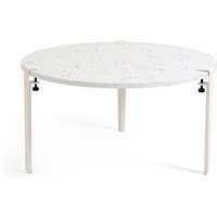 TipToe - VENEZIA Couchtisch Ø 80 cm, wolkenweiß von TipToe