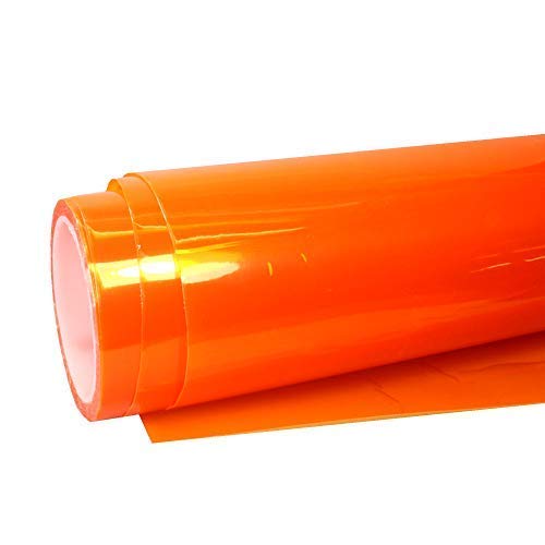 TipTopCarbon 20€/m² Scheinwerfer Folie Orange Nebelscheinwerfer Auto 0,5m x 0,3m Tönungsfolie von TipTopCarbon