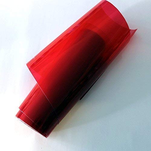 TipTopCarbon 20€/m² Scheinwerfer Folie rot Nebelscheinwerfer Auto 0,5m x 0,3m Tönungsfolie von TipTopCarbon