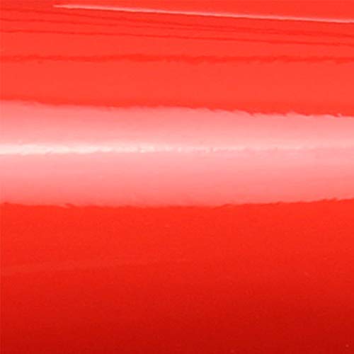 TipTopCarbon 5,8€/m² Möbelfolie Hell-Rot Glanz Klebefolie 5m x 62cm selbstklebende Plotterfolie glänzend von TipTopCarbon