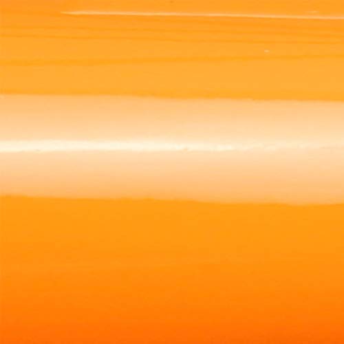 TipTopCarbon 5,8€/m² Möbelfolie Orange Glanz Klebefolie 5m x 62cm selbstklebende Plotterfolie glänzend von TipTopCarbon