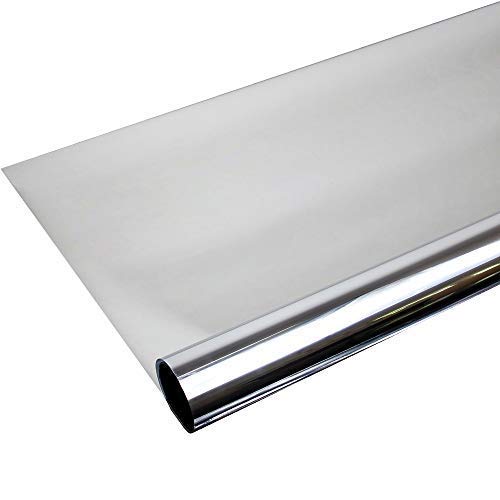 TipTopCarbon 6,57€/m² Fenster Spiegelfolie Silber Sichtschutzfolie 152cm Breite Fensterfolie Spion Design Folie Selbstklebend TipTopCarbon 6,57€/m² Fenster Spiegelfolie Silber Sichtschutzfolie 152cm Breite Fensterfolie Spion Design Folie Selbstklebend von TipTopCarbon