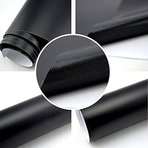 TipTopCarbon 8,55€/m² Autofolie Matt Schwarz 152cm breit Blasenfrei Autofolie selbsklebend mit Luftkanäle 3D Flex Folie Auto TipTopCarbon 8,55€/m² Autofolie Matt Schwarz 152cm breit Blasenfrei Autofolie selbsklebend mit Luftkanäle 3D Flex Folie Auto von TipTopCarbon