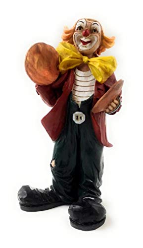 Tipigra Clown mit Becken Figur Skulptur Kunstguß von Claudio Vivian by Faro Italien 18 cm höhe Tipigra Clown mit Becken Figur Skulptur Kunstguß von Claudio Vivian by Faro Italien 18 cm höhe von Tipigra
