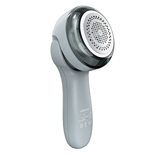 Fusselrasierer Elektrisch, Fusselentferner Fuselrasier mit 2 Geschwindigkeiten 3 Klingen Drehbarer Griff, USB Tragbarer Entfussler Flusenrasierer Fabric Shaver für Verschiedene Stoffe, Kleidung von Tiptop Home
