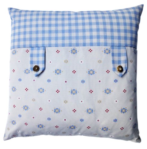 Tirol Living 54454 Kissenhülle Katharina 50 x 50 cm, Gänseblümchen blau Tirol Living 54454 Kissenhülle Katharina 50 x 50 cm, Gänseblümchen blau von Tirol Living