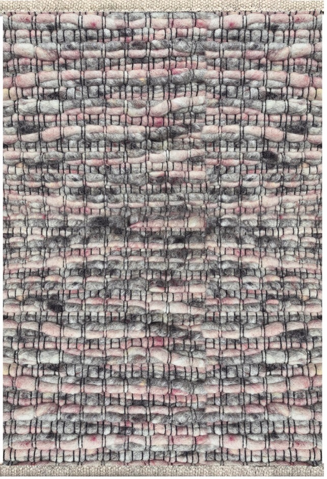 Tisca Handwebteppich Gonteno Flame ca. 90x170cm in Farbe grau rosé Tisca Handwebteppich Gonteno Flame ca. 90x170cm in Farbe grau rosé von Tisca