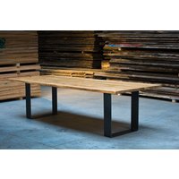 Tischplatte Eiche Rustikal, Baumkante, 40 Mm Geölt Tischplatte Eiche Rustikal, Baumkante, 40 Mm Geölt von Tischforum